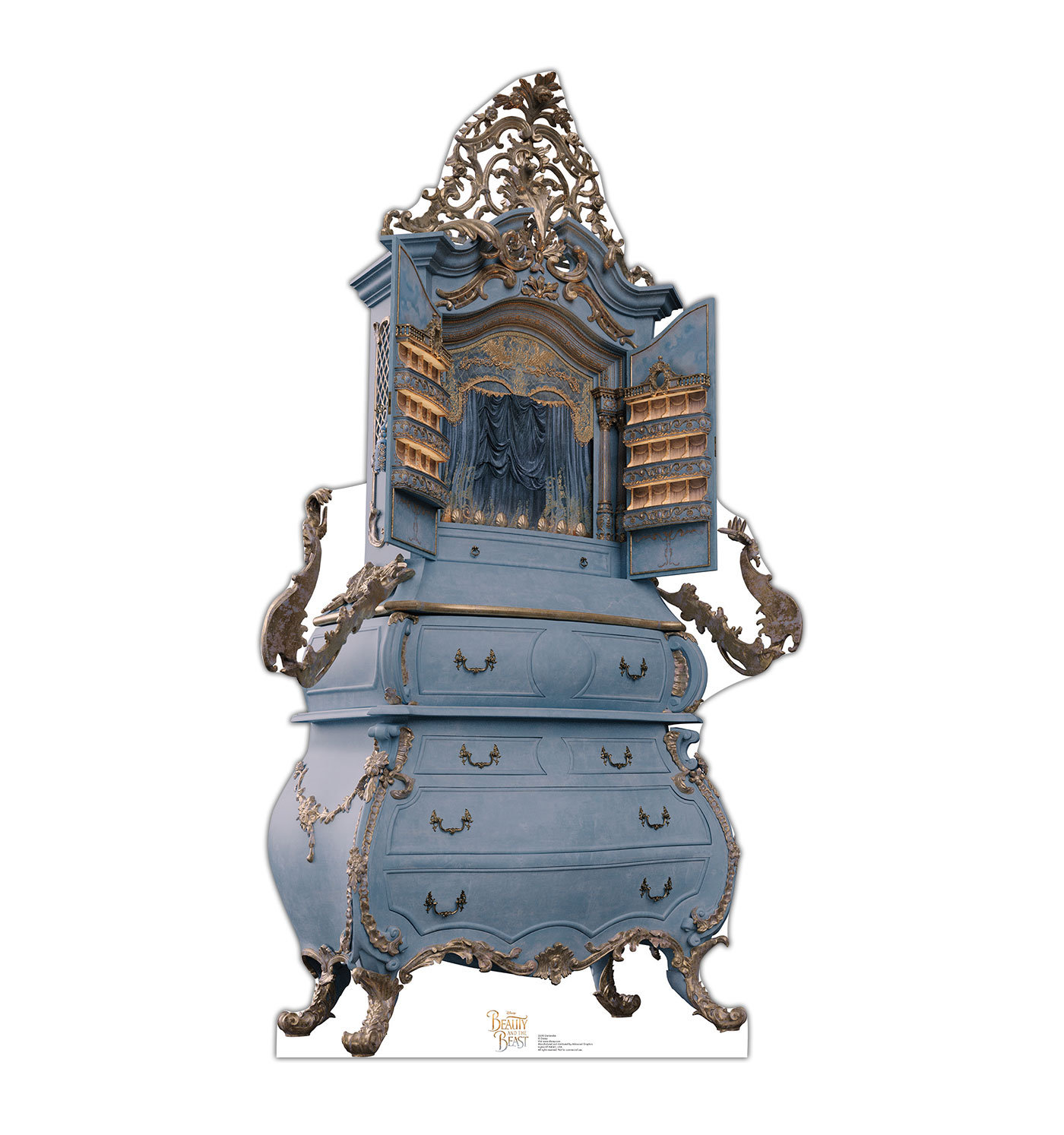 Advanced Graphics Beauty and the Beast Garderobe Cardboard Standup